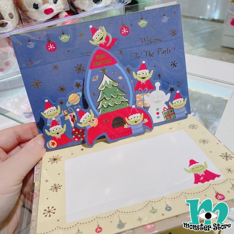 反斗奇兵三眼仔立體聖誕咭