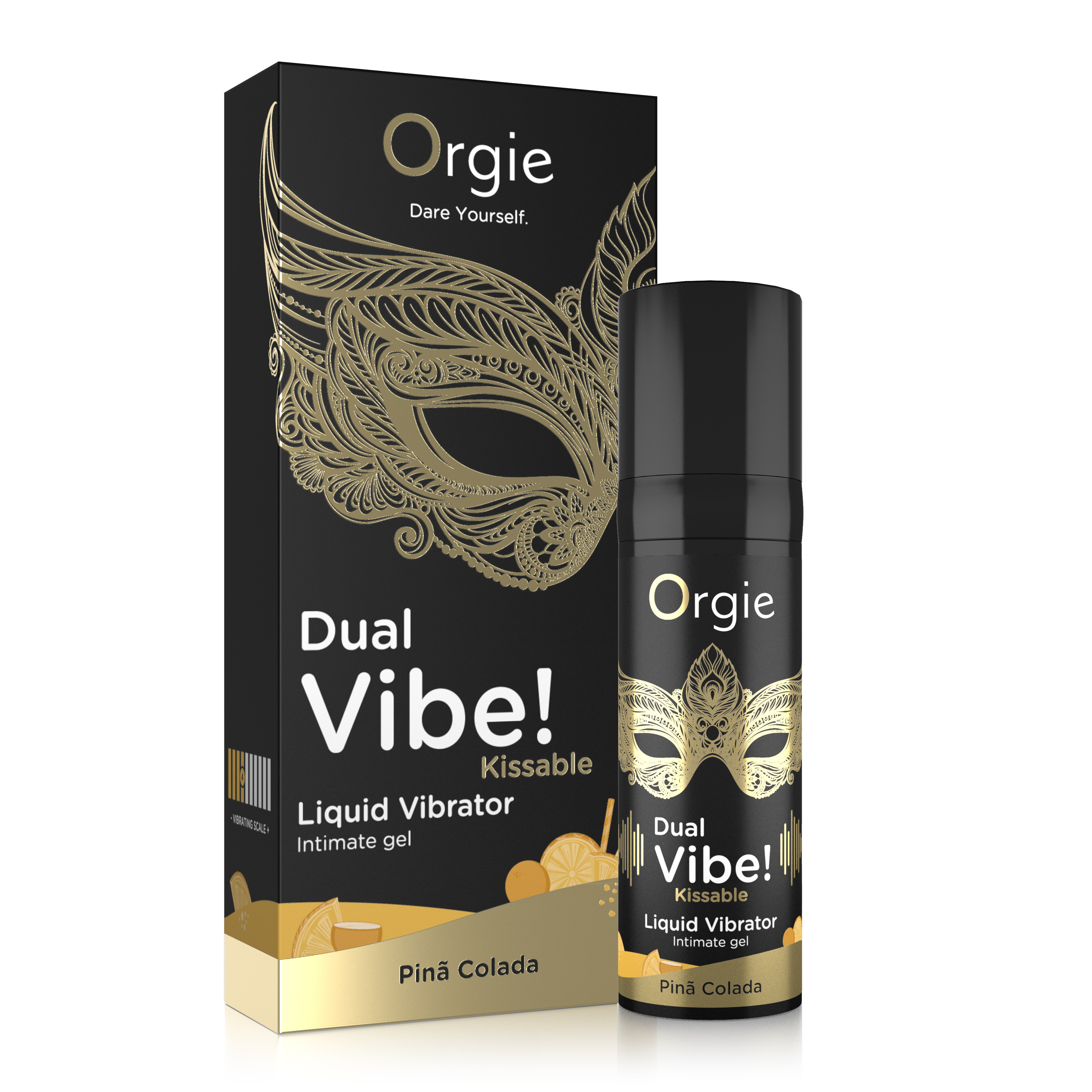 葡萄牙 Orgie Dual Vibe! Pinã Colada 跳動式口愛快感增強液 鳳梨可樂達味