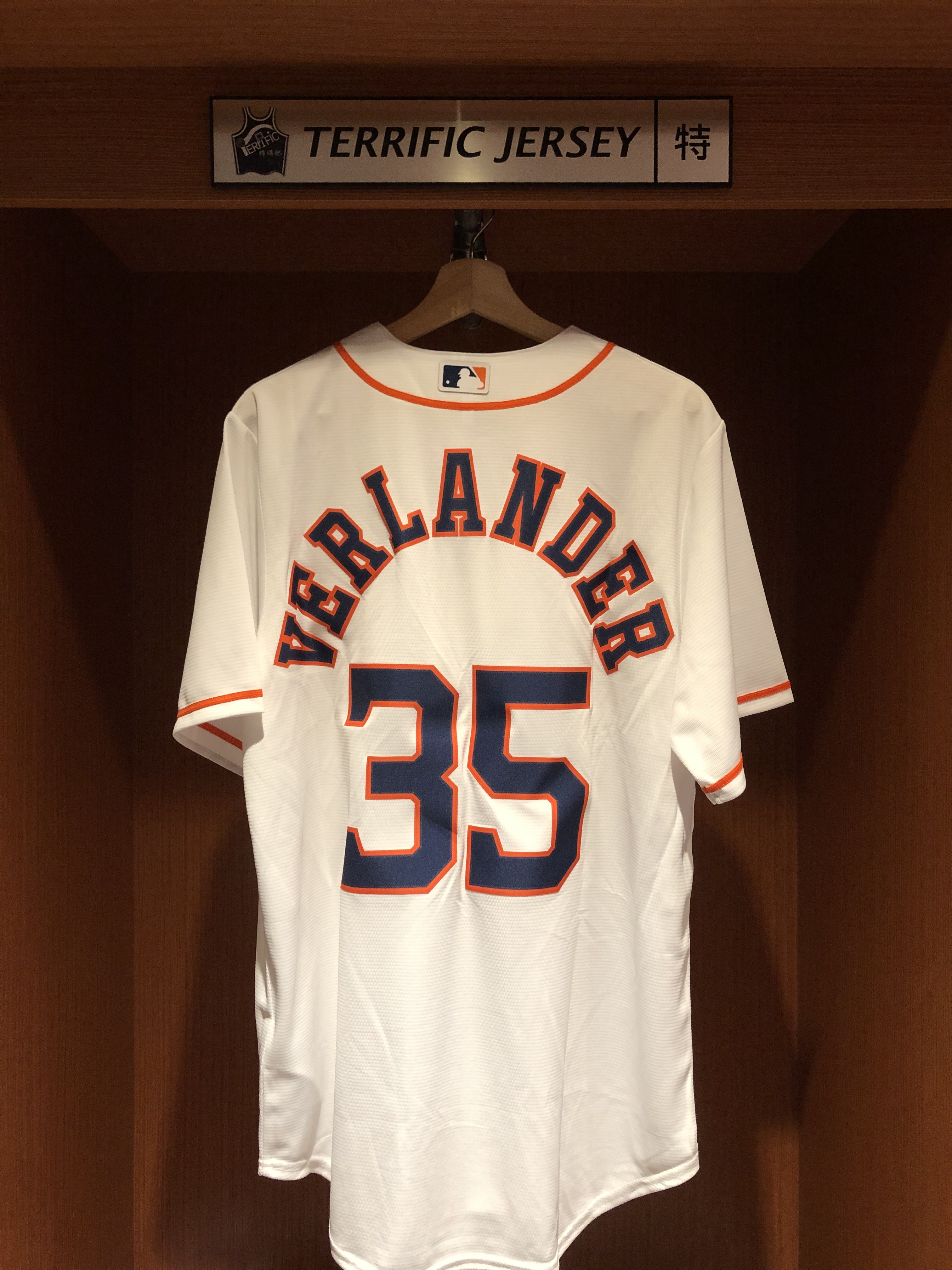 MLB球衣 Justin Verlander 休士頓太空人白 Nike Replica Player Name Jersey 球迷版 熱轉印 全新