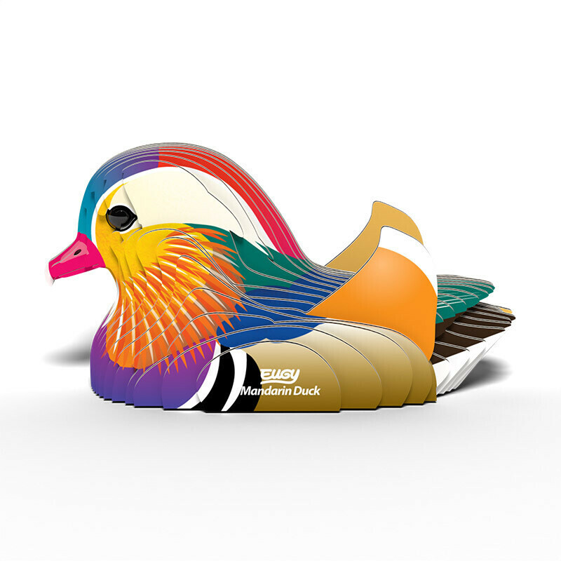 EUGY 3D Cardboard Kit Set Model - 096 Mandarin Duck