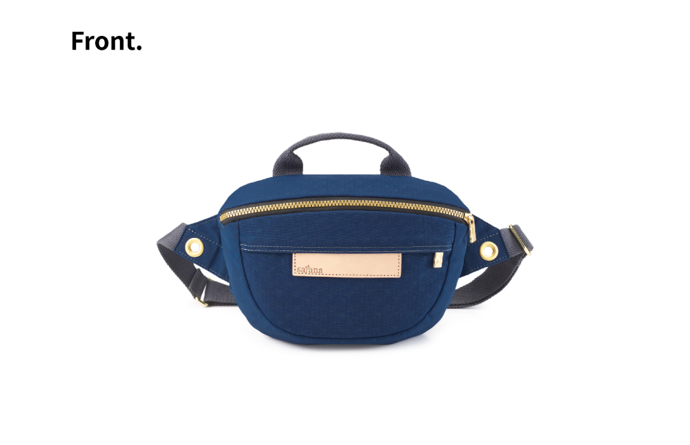 satana Soldier 趣遊走走斜背胸包 海軍藍色 SOS3080-225 正面照