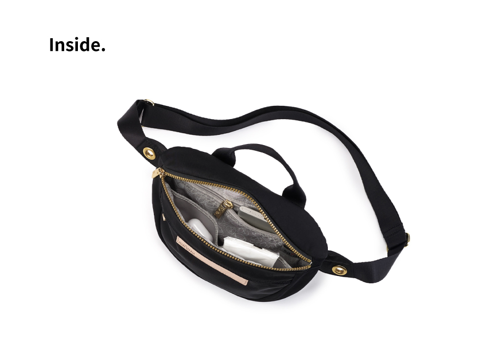 satana Soldier 趣遊走走斜背胸包 海軍藍色 SOS3080-225 內部隔層照