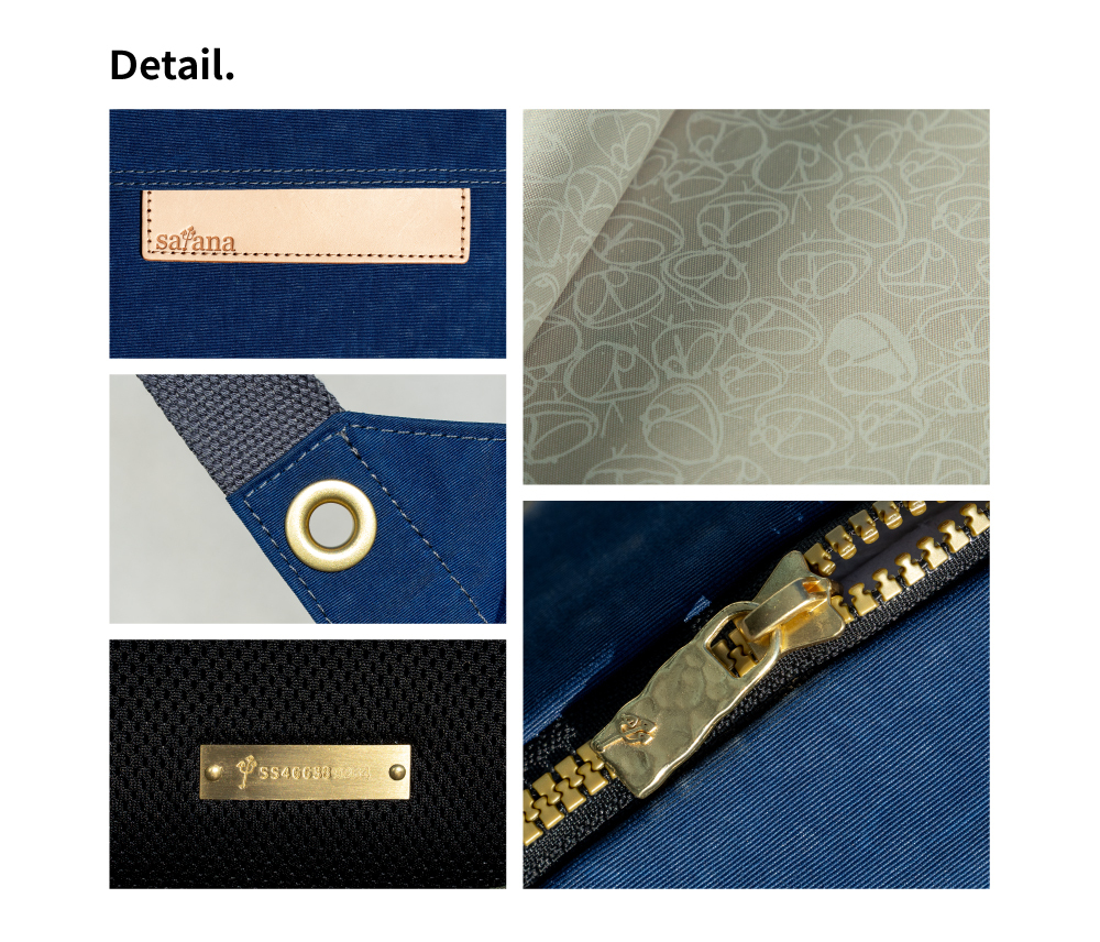 satana Soldier 趣遊走走斜背胸包 海軍藍色 SOS3080-225 細節特寫照