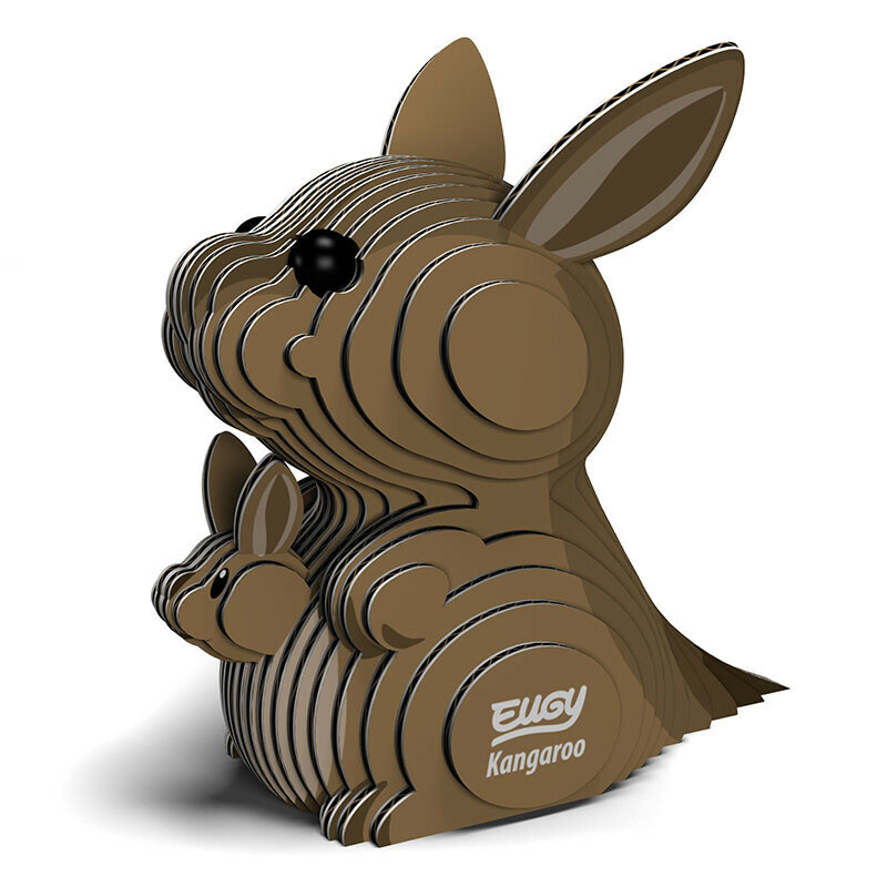 EUGY 3D Cardboard Kit Set Model - 015 Kangaroo