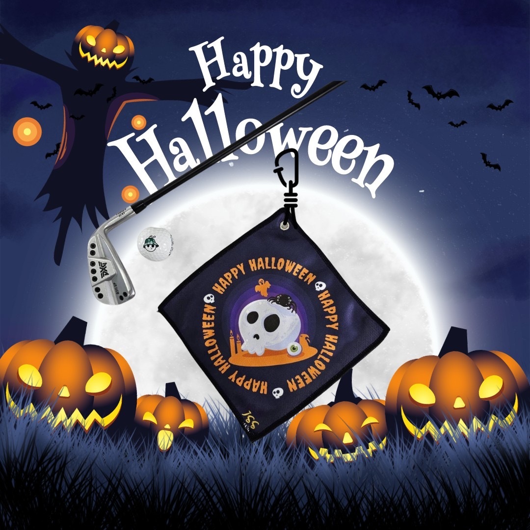 【限量版】掛鉤彈性拉繩高爾夫球擦球巾