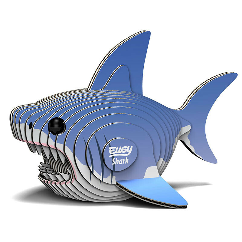 EUGY 3D Cardboard Kit Set Model - 019 Shark