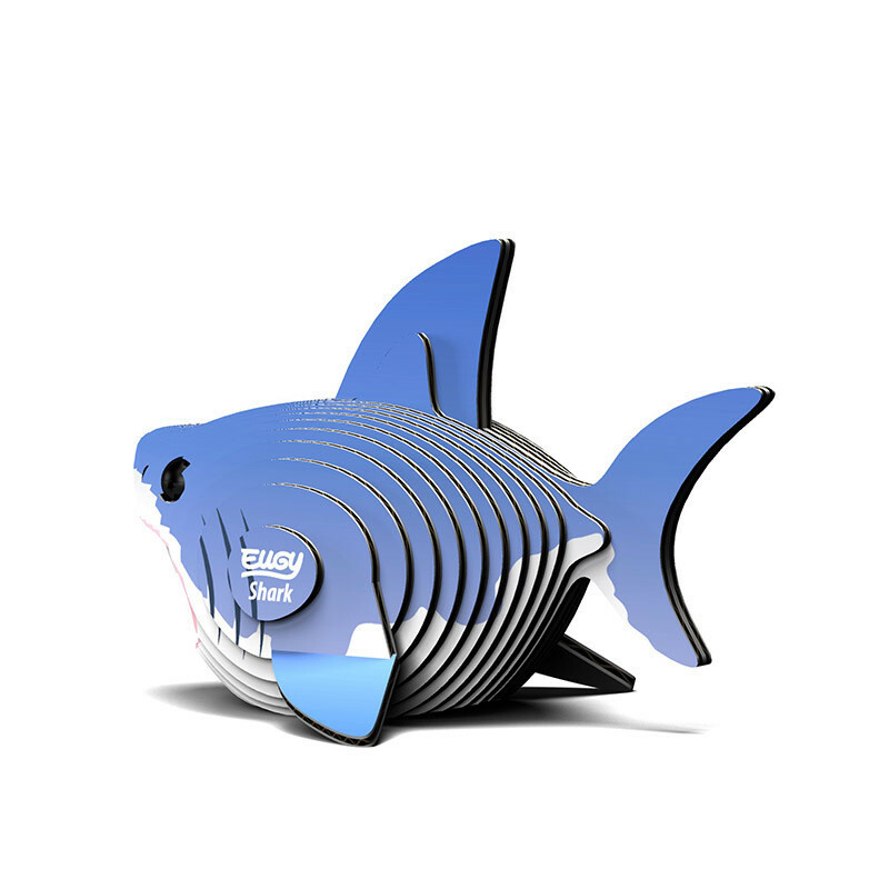 EUGY 3D Cardboard Kit Set Model - 019 Shark