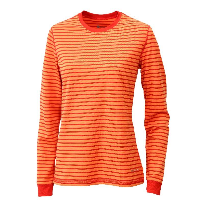 Wildland 12657 女遠紅外線條紋保暖衣 中層衣/吸濕快乾/保暖/透氣/彈性 01W12657