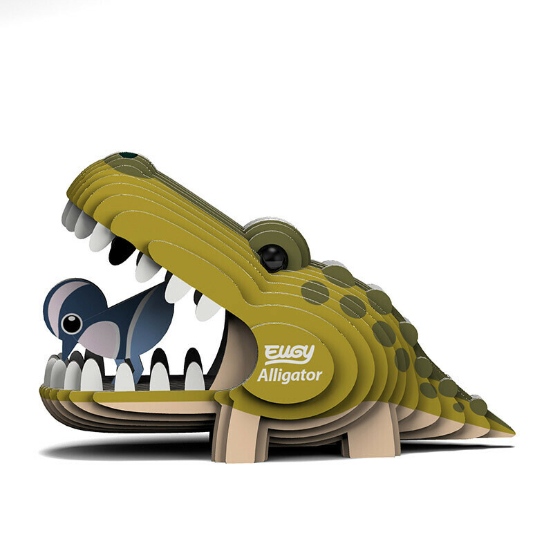 EUGY 3D Cardboard Kit Set Model - 043 Alligator
