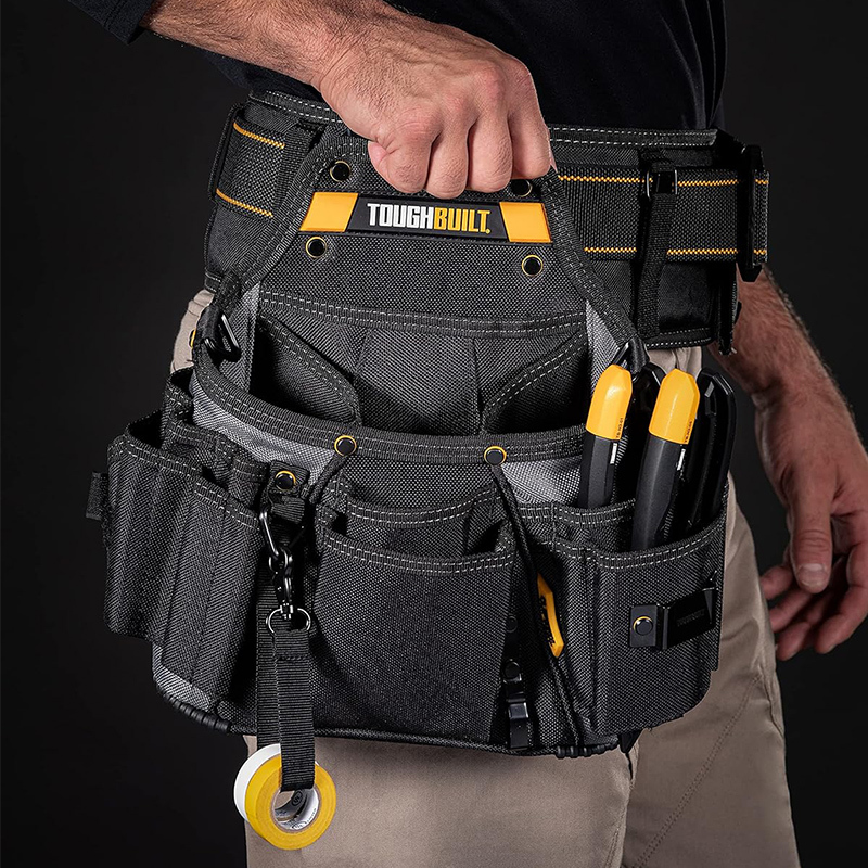 TB-CT-106A 肩背多層萬用鎚架包-實際展示