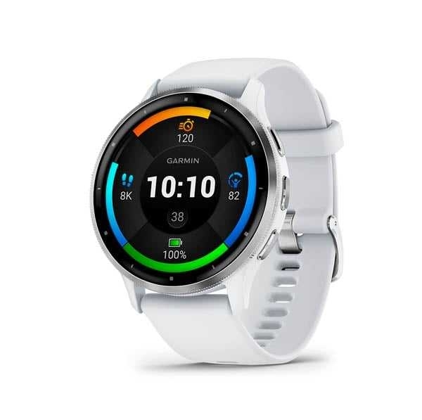 【Garmin】Venu 3 GPS 智慧腕錶 - 活力白 010-02784-20 45mm 現代鐘錶