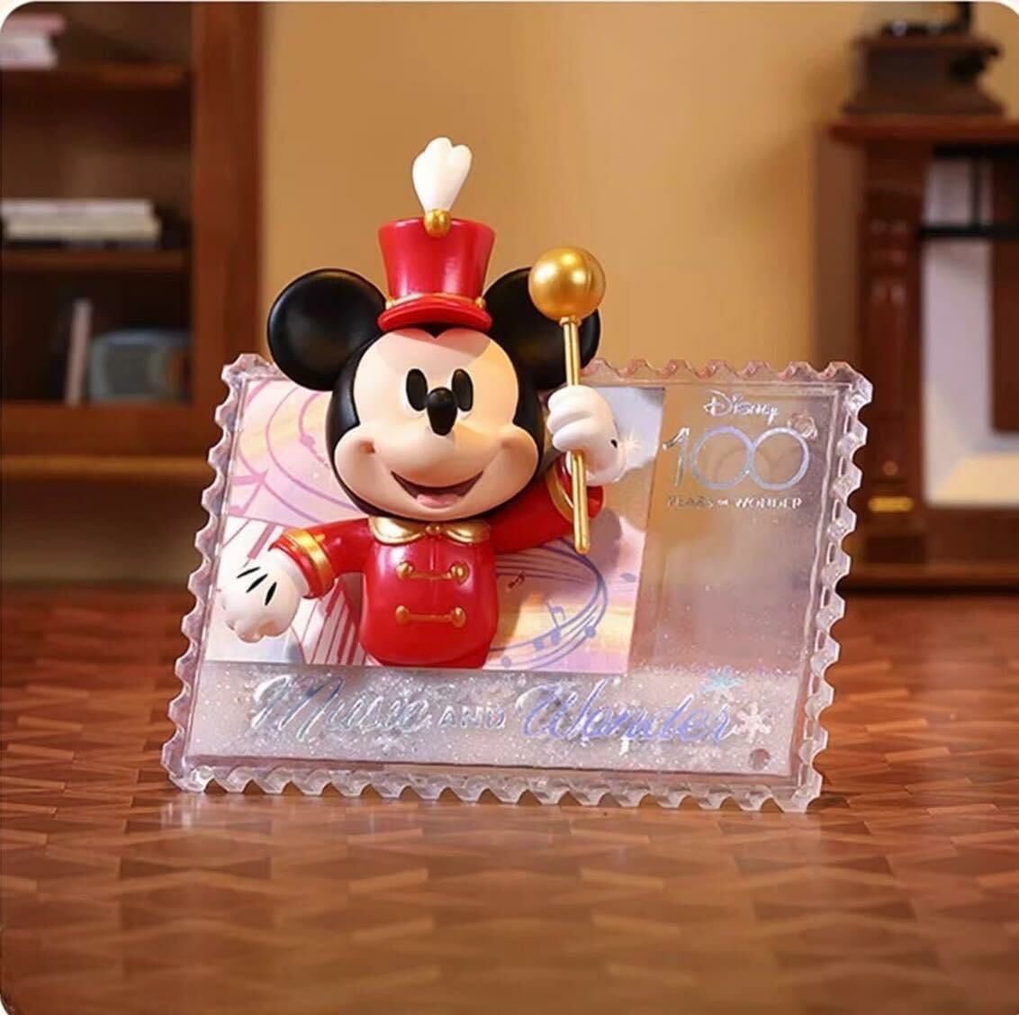 正版迪士尼100週年復古郵票盲盒