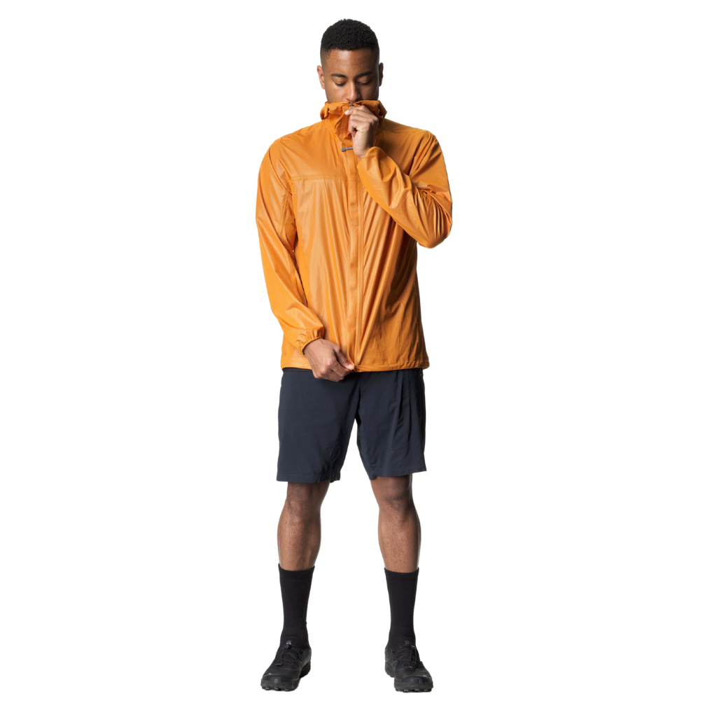 Houdini Men's The Orange Jacket-Orange 壓縮收納全方位防水軟殼外套