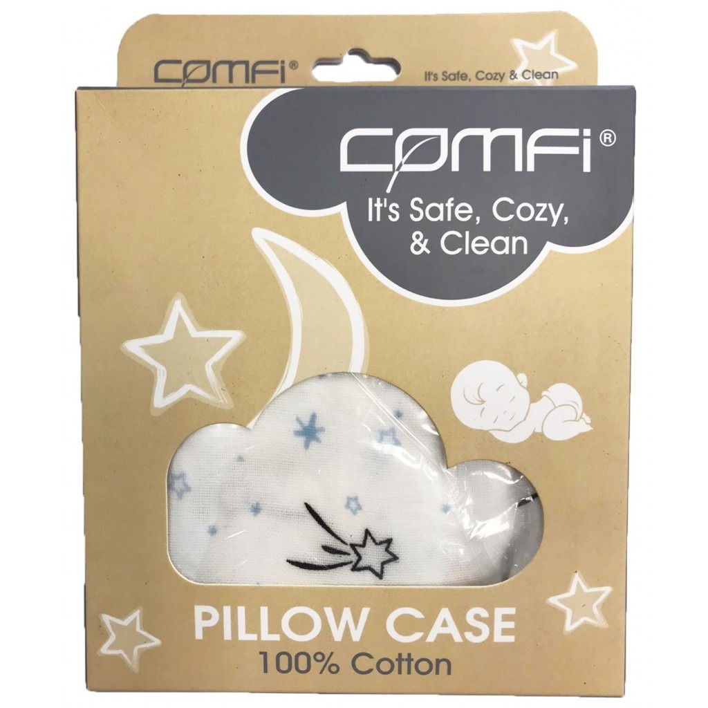 Comfi Kids Breathing Pillowcase - Meteor (Compatible with COMFI X-90° Infant Growth Breathing Pillow) PCC02