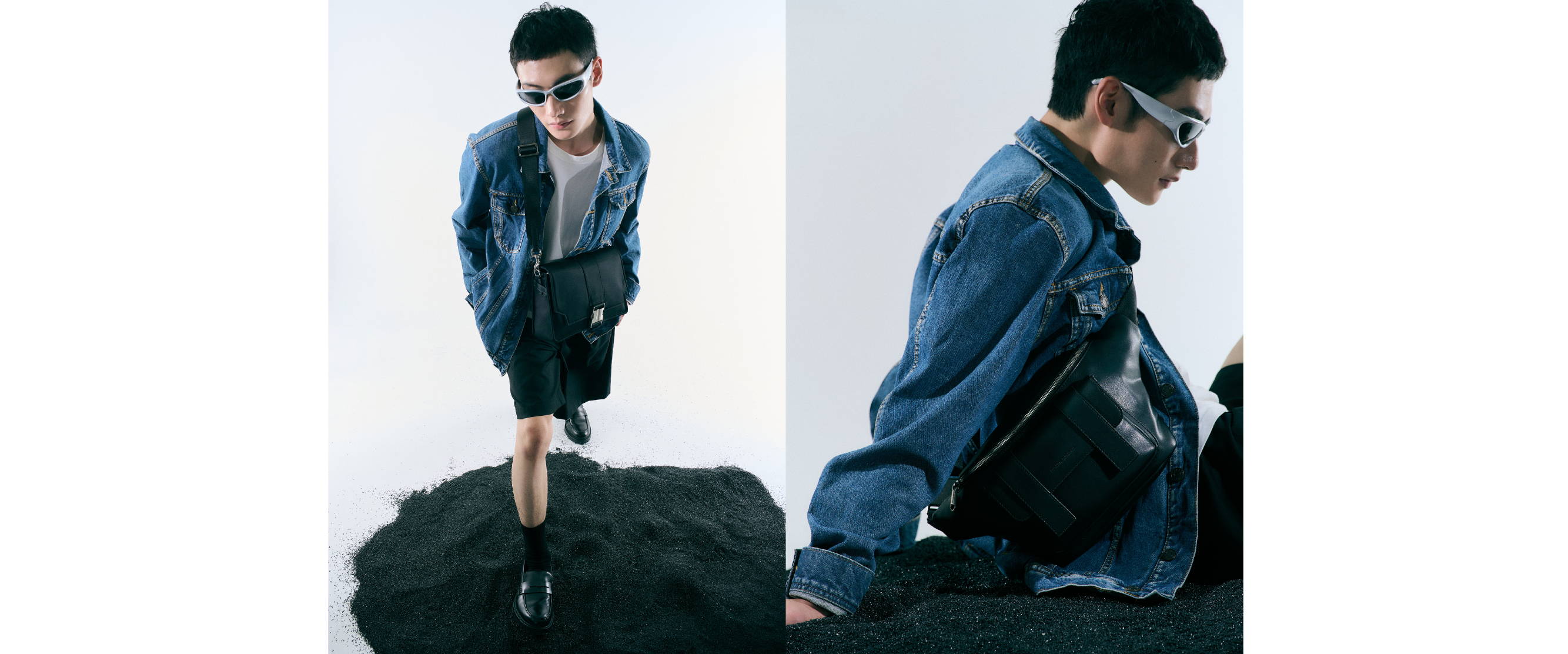 不敗的靛藍丹寧，搭配黑與白就能營造簡約感！