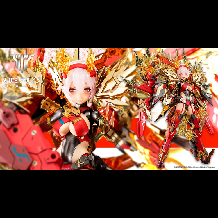 Megami Device 女神裝置 皇巫 素盞鳴尊 紅蓮 組裝模型 (KP745)
