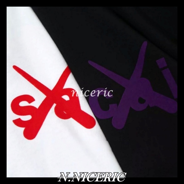 [Nice日韓歐美代購］Sacai x KAWS合作系列雙眼標誌logo短袖 T恤 短袖 短T