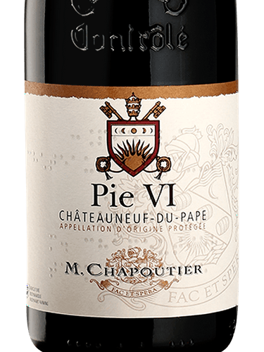 M. Chapoutier Chateauneuf du Pape Pie VI 2022