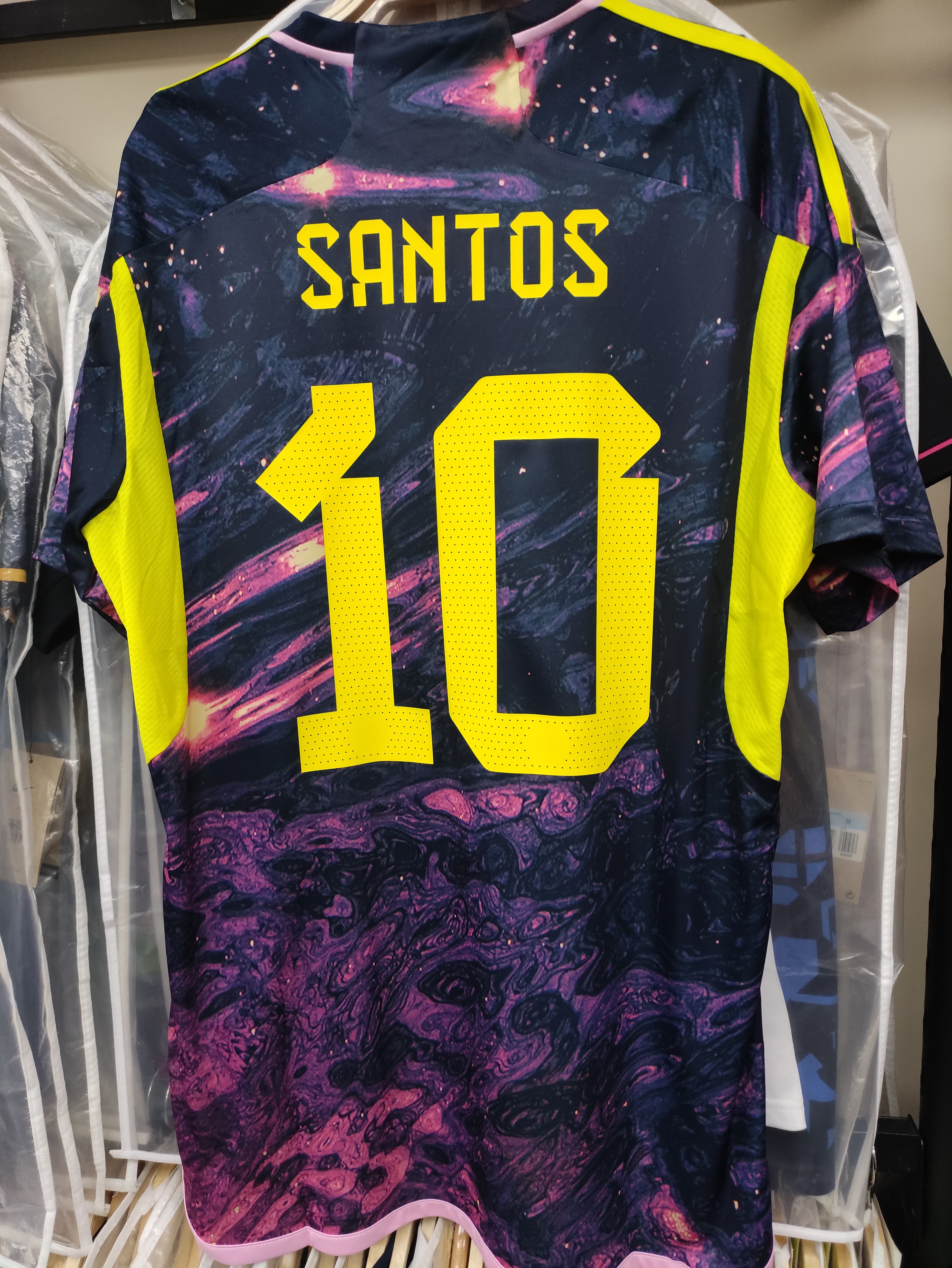 2023女子世界杯哥倫比亞女足國家隊作客男裝球衣