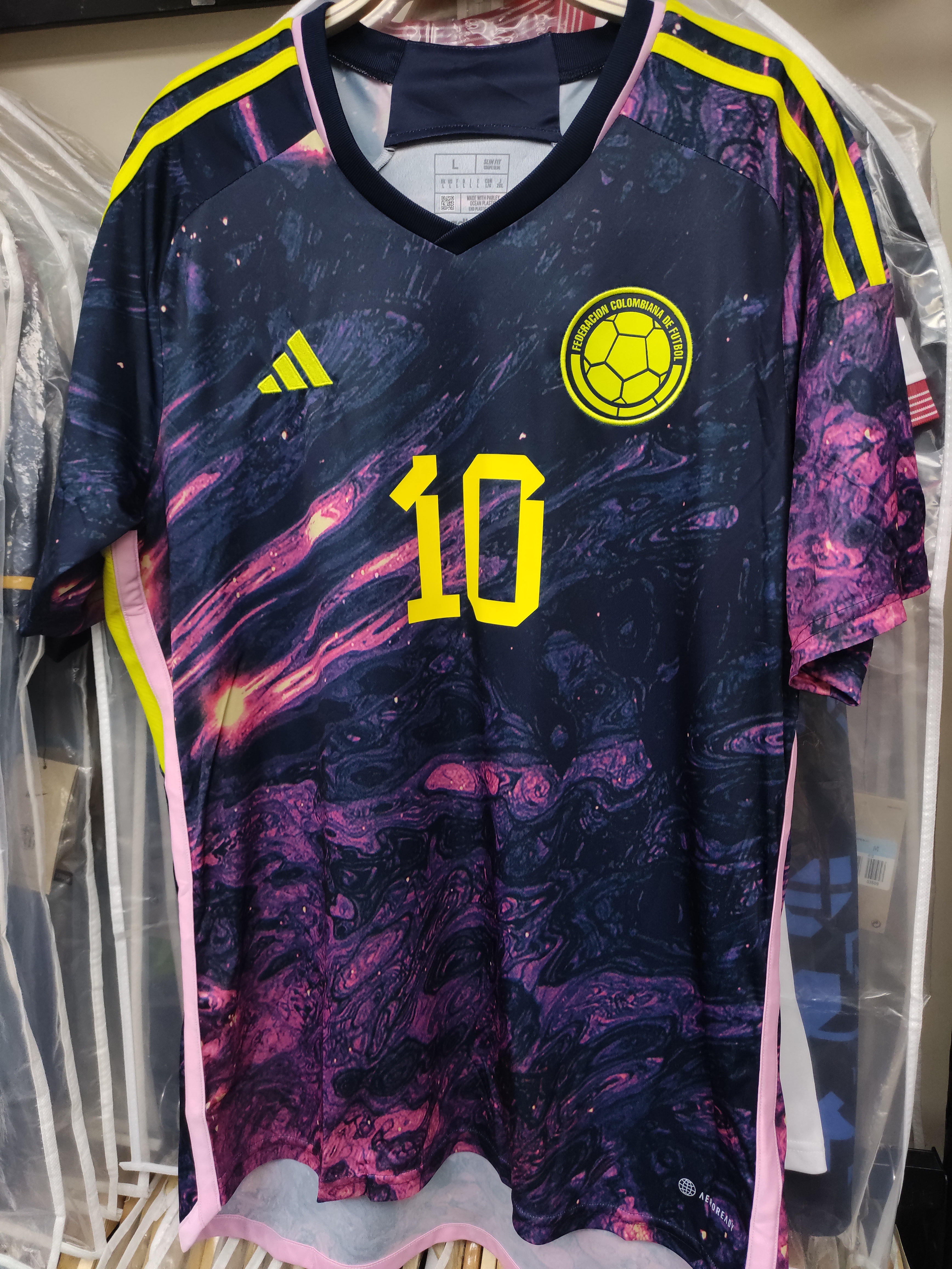 2023女子世界杯哥倫比亞女足國家隊作客男裝球衣