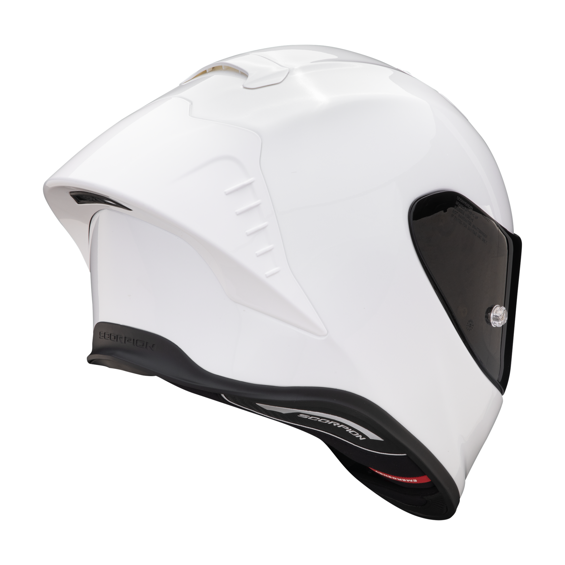 SCORPION EXO-R1 EVO AIR FIM1 RACING 素色 白 全罩