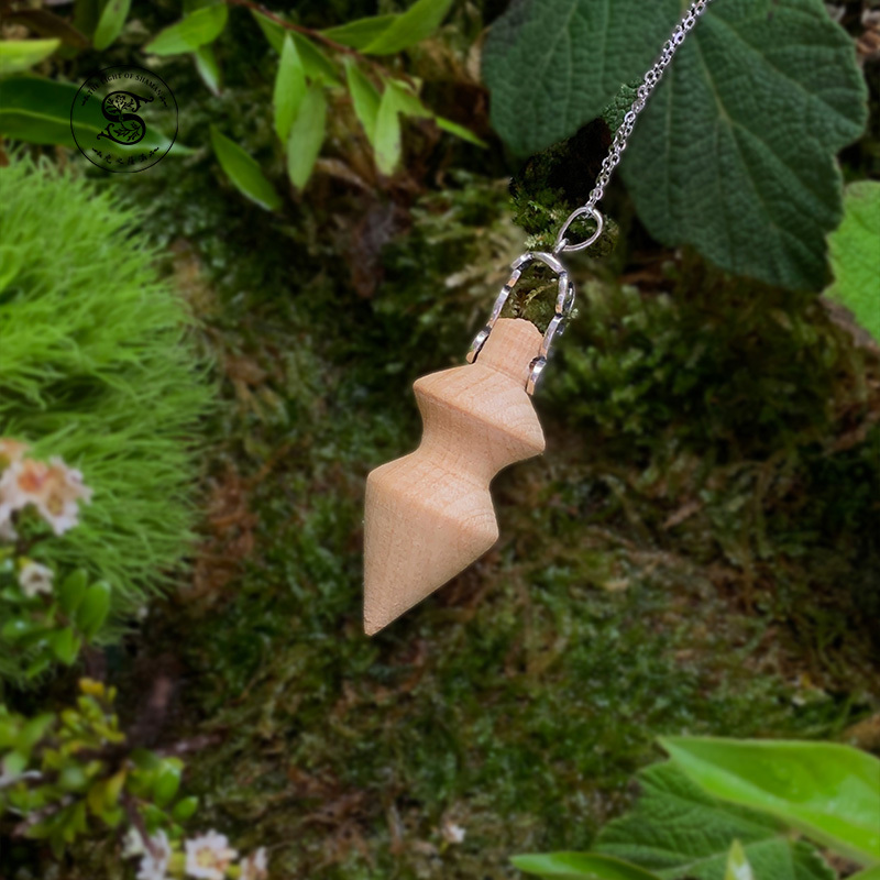 真正秘魯進口老木祕魯印加聖木靈擺飾品 手工製作925純銀靈擺項鍊-光之薩滿