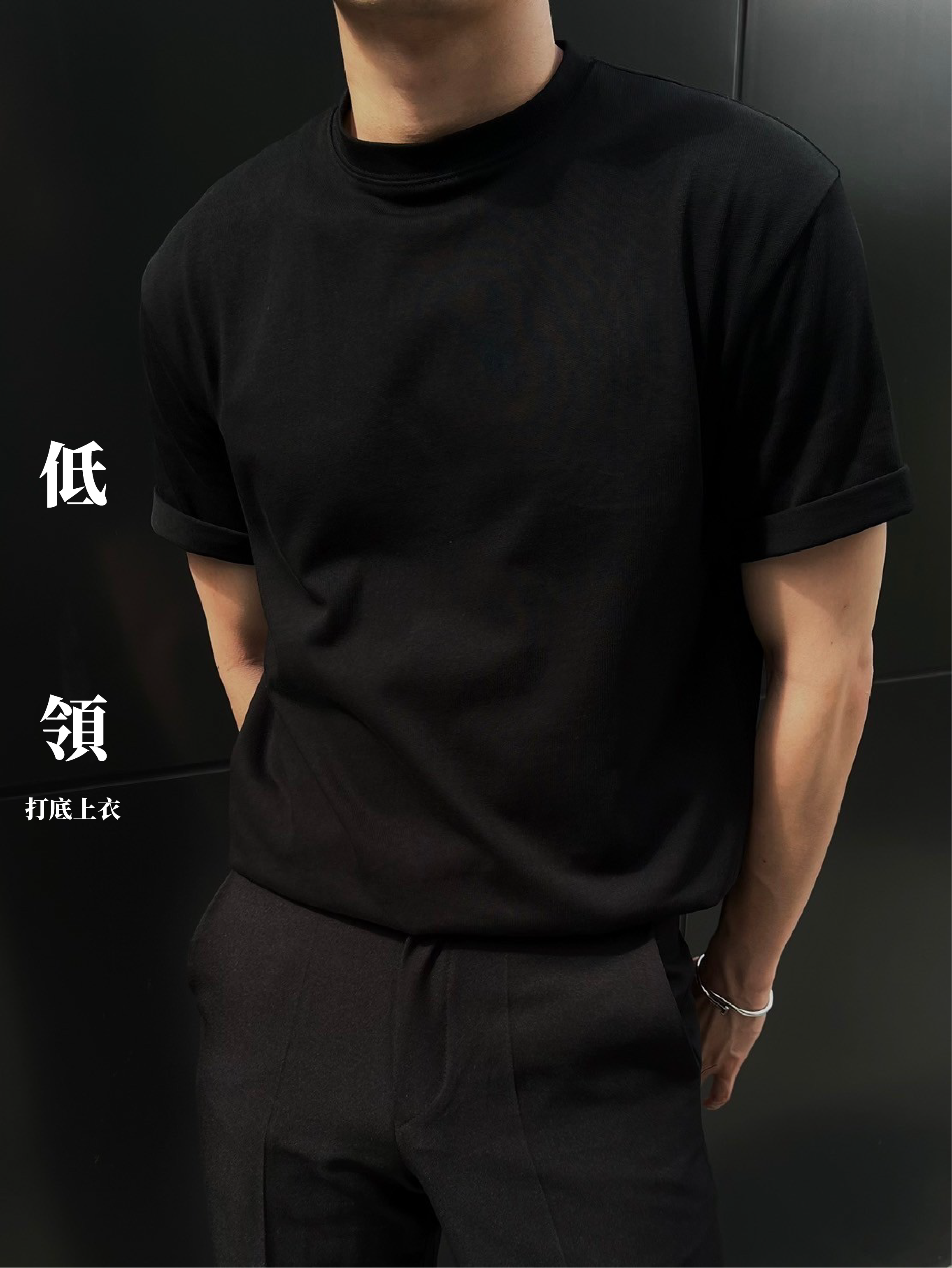 [1atm] 低領-Tshirt  project-003 design™ by 1atm