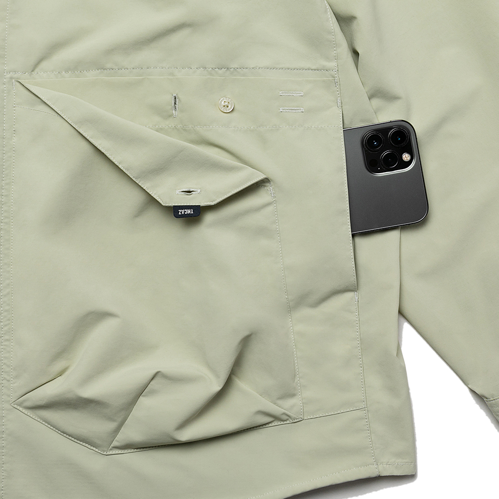 TMCAZ - S55 Stand Collar Shirt Jacket