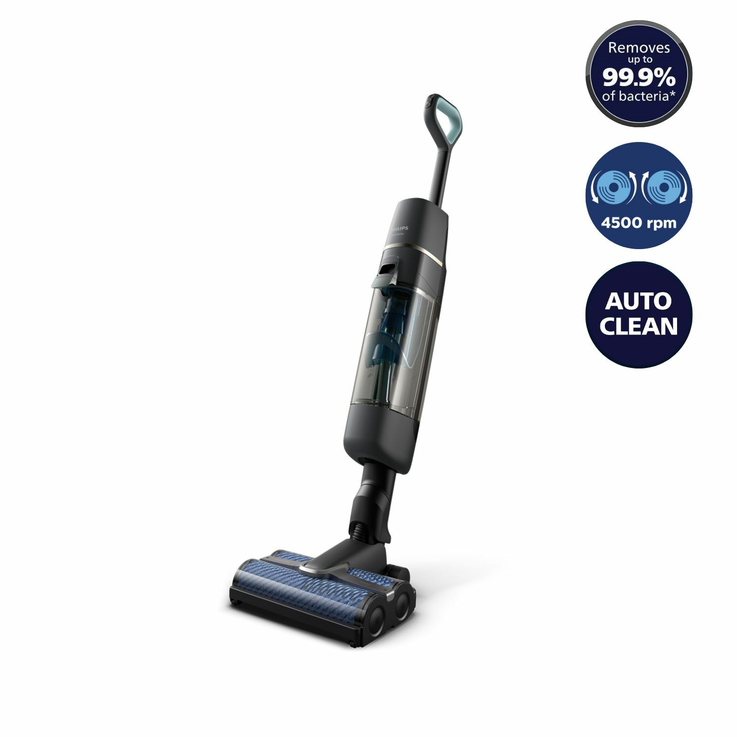 AquaTrio 3合1雙滾刷吸塵洗地機7000 系列 XW7110/01