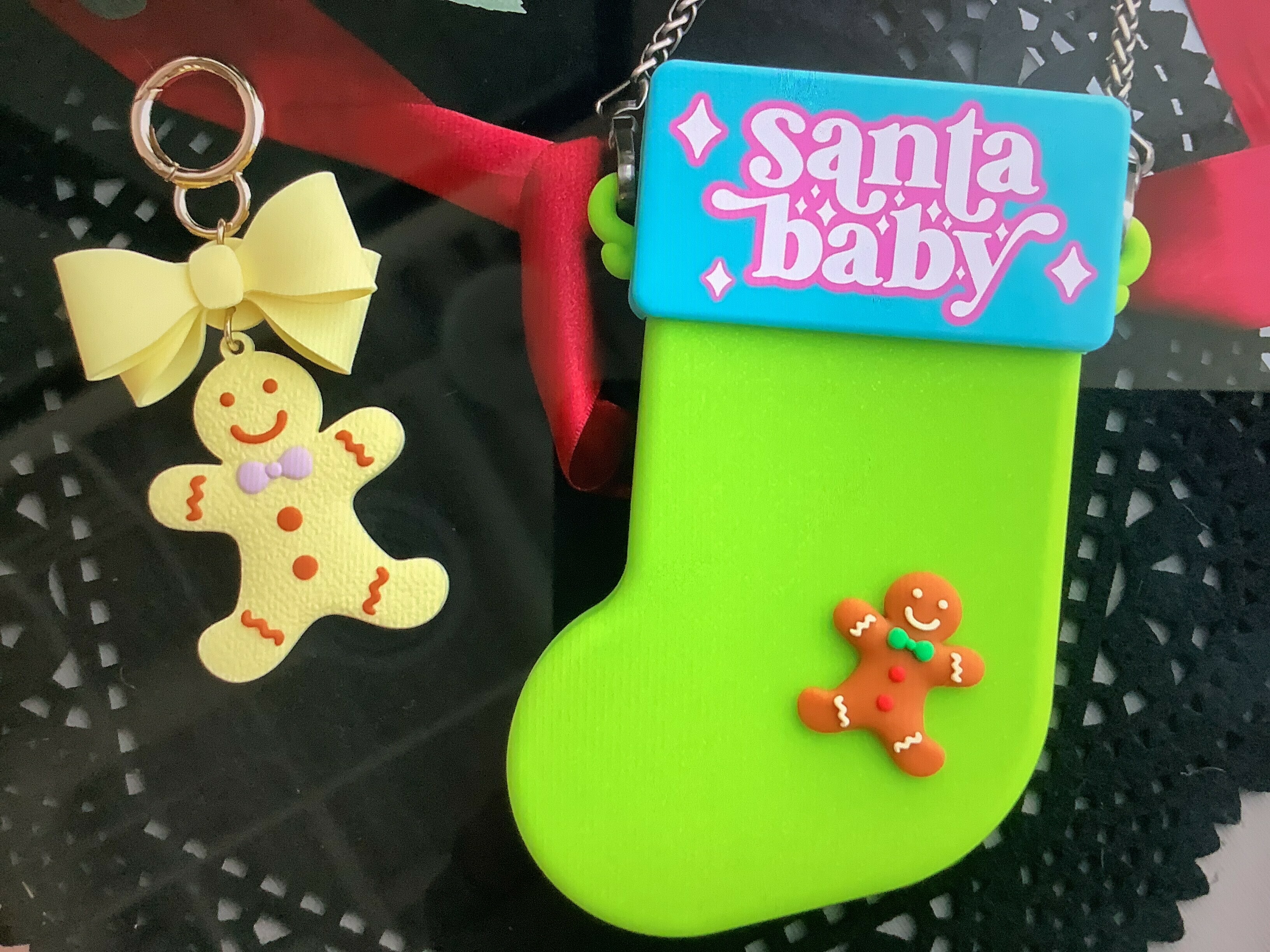 Candies 聖誕限定 麋鹿襪子(綠)