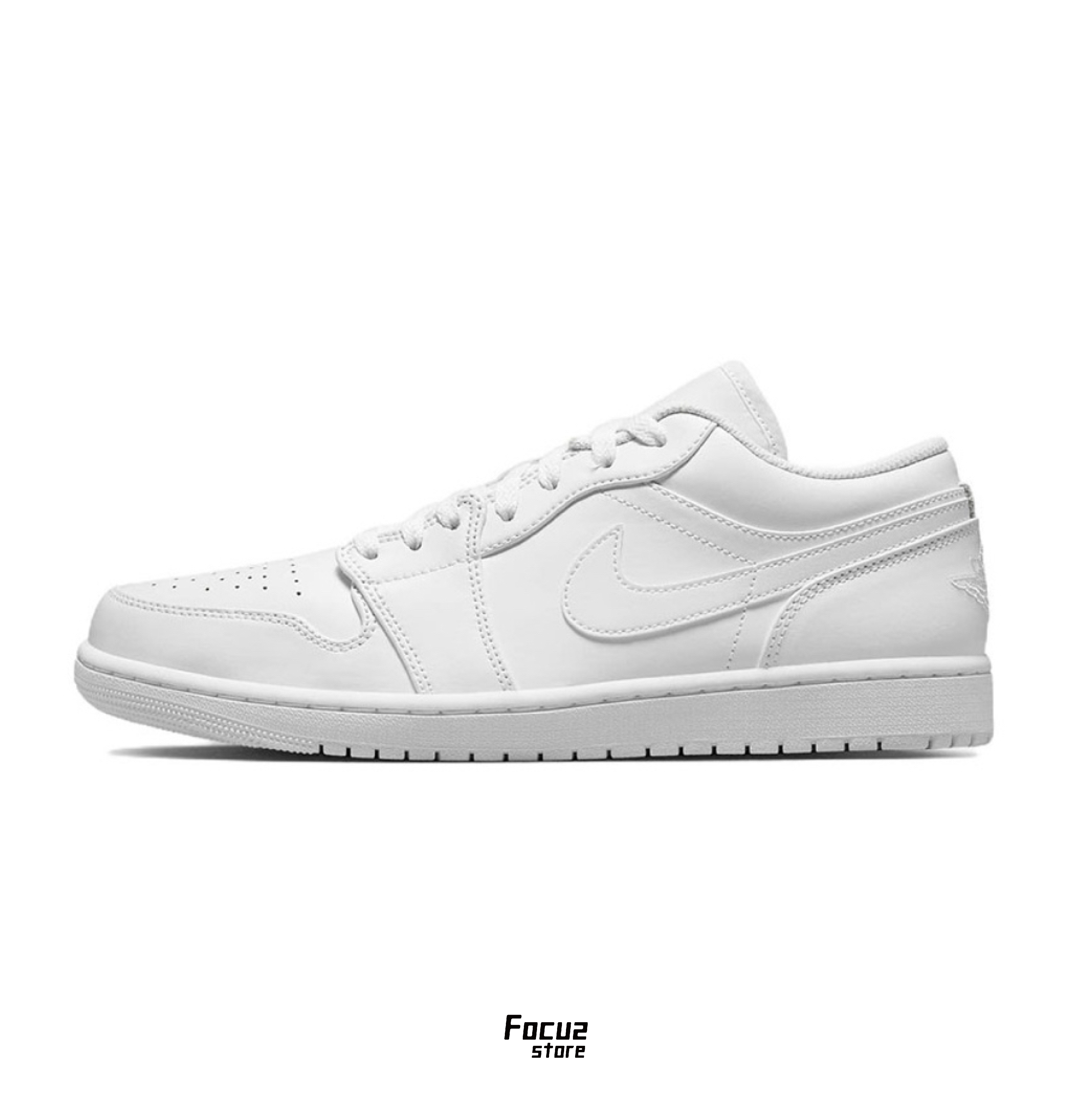 【Focus Store】現貨秒發 Nike Air Jordan 1 Low "Triple White" 553558-136