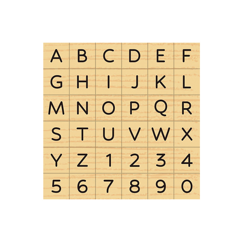 四季紙品 印章組 大寫 36入/包 1.3*1.3*2.8cm【GY035-01】