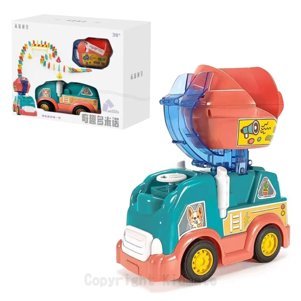 《 KIDMATE 》多米諾骨牌水泥車