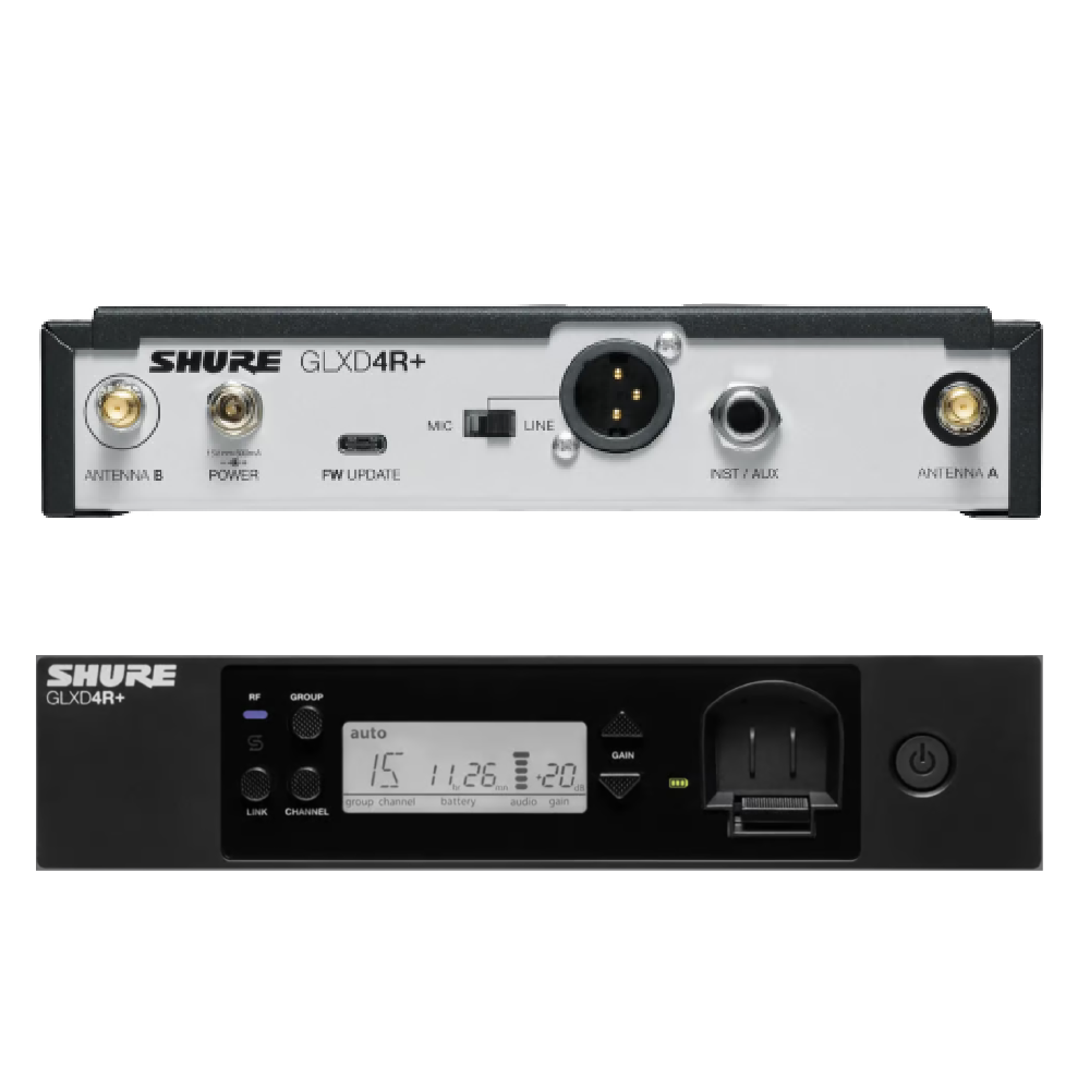 Shure / GLXD14R+ 雙頻數位無線樂器系統 圖 2
