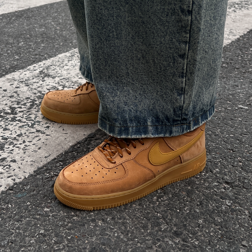 <雙11限定價> NIKE AIR FORCE 卡其 小麥色