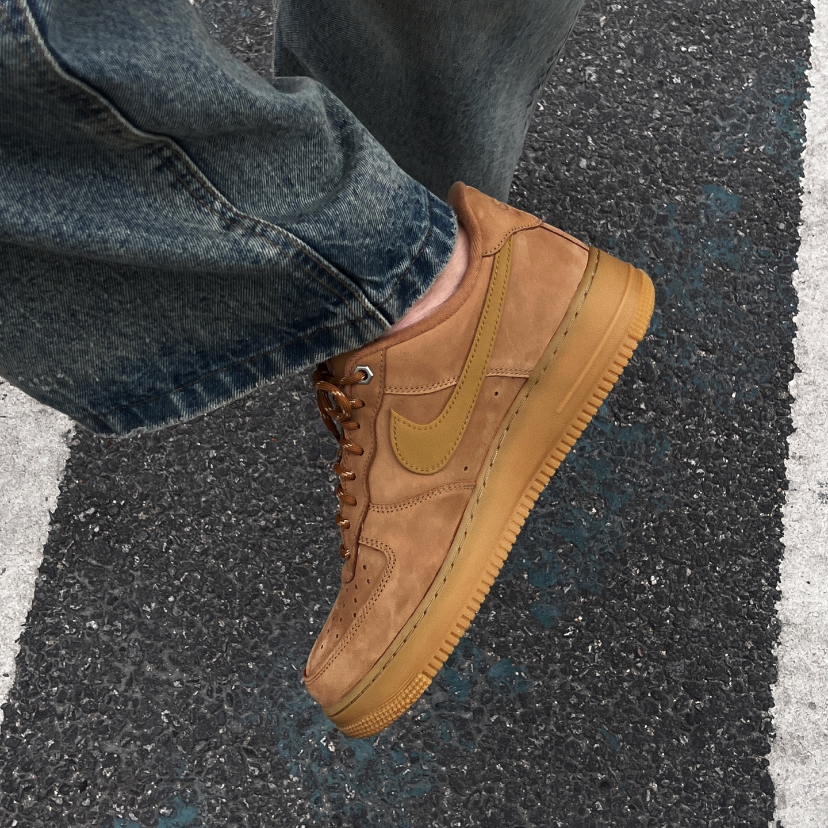 <雙11限定價> NIKE AIR FORCE 卡其 小麥色