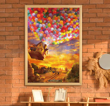 到應許之地... 日落一日系列 (畫布紋理)