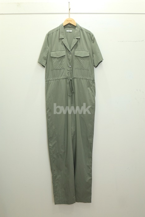 率性翻領連身長褲