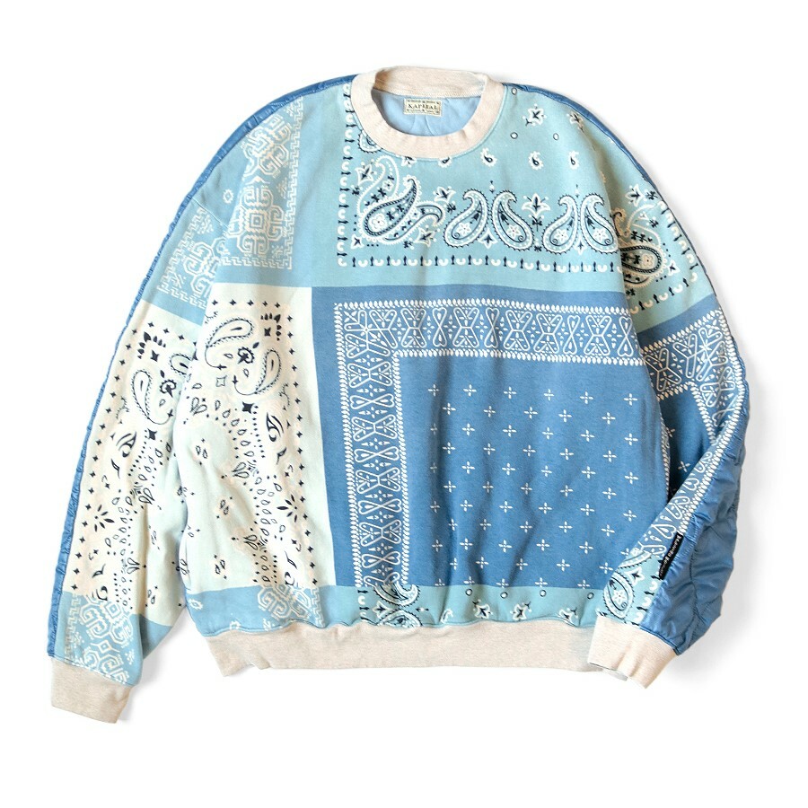 KAPITAL 裏毛BANDANA SWEATER 變形蟲衛衣- EK-1005