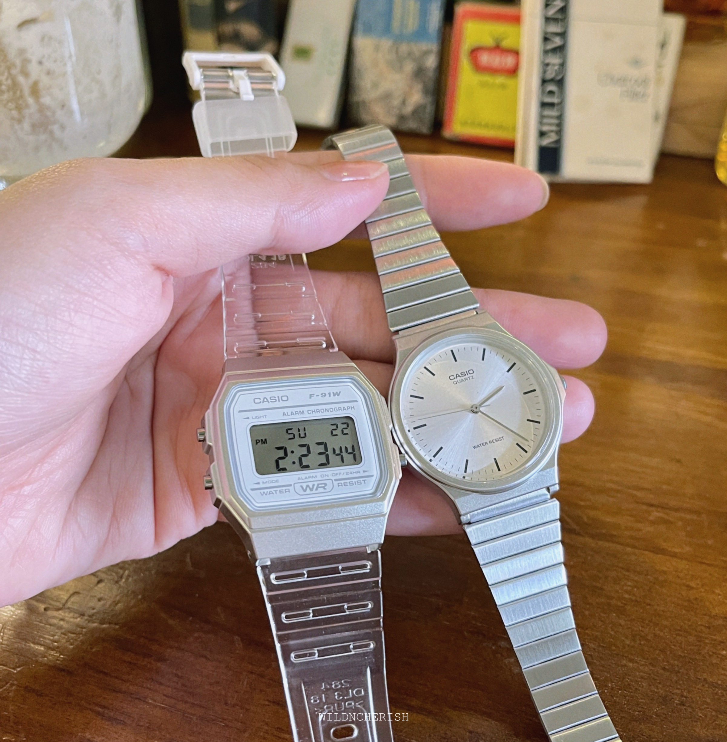現貨｜Casio Vintage Style Watches 透明啫哩錶 鋼帶復古錶