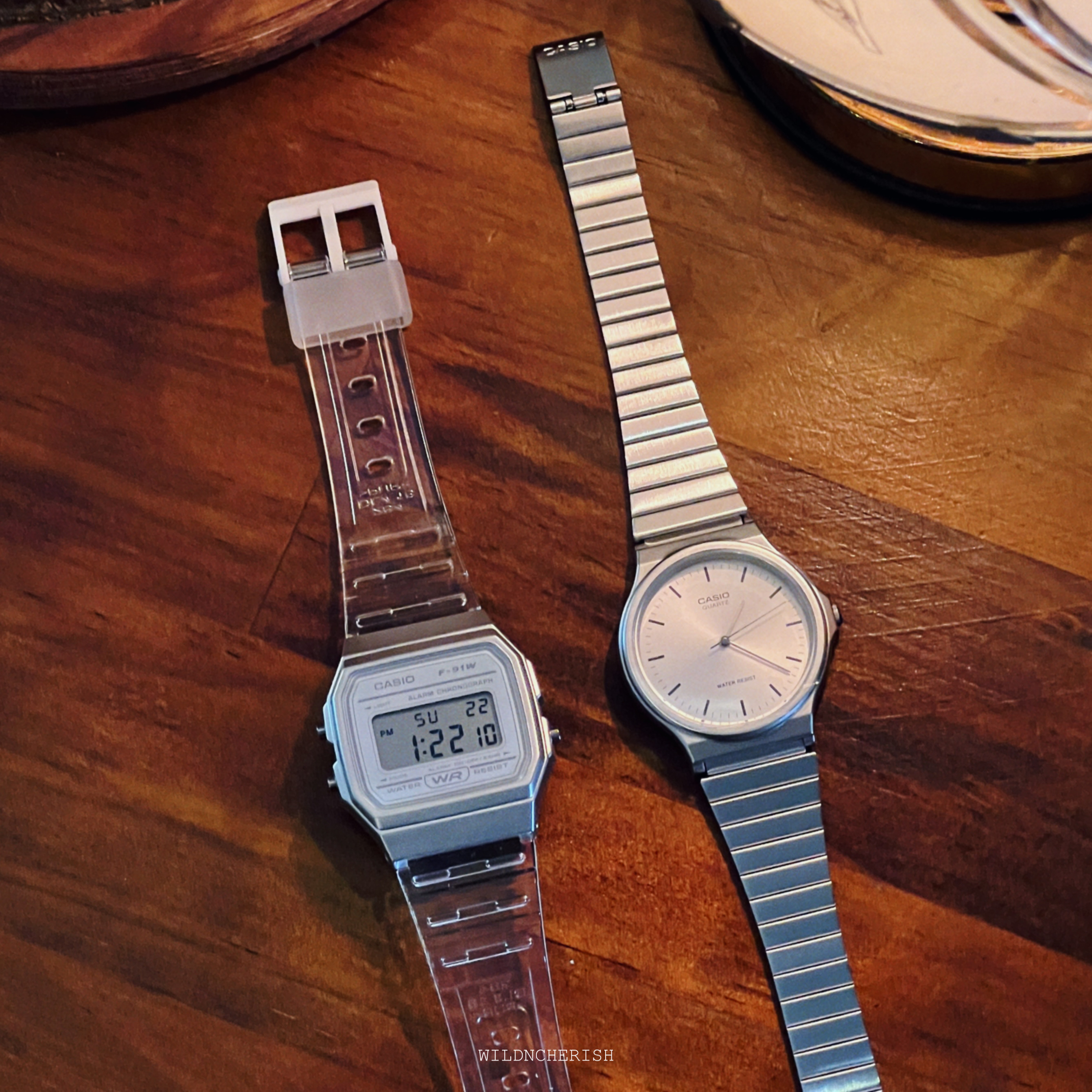 現貨｜Casio Vintage Style Watches 透明啫哩錶 鋼帶復古錶
