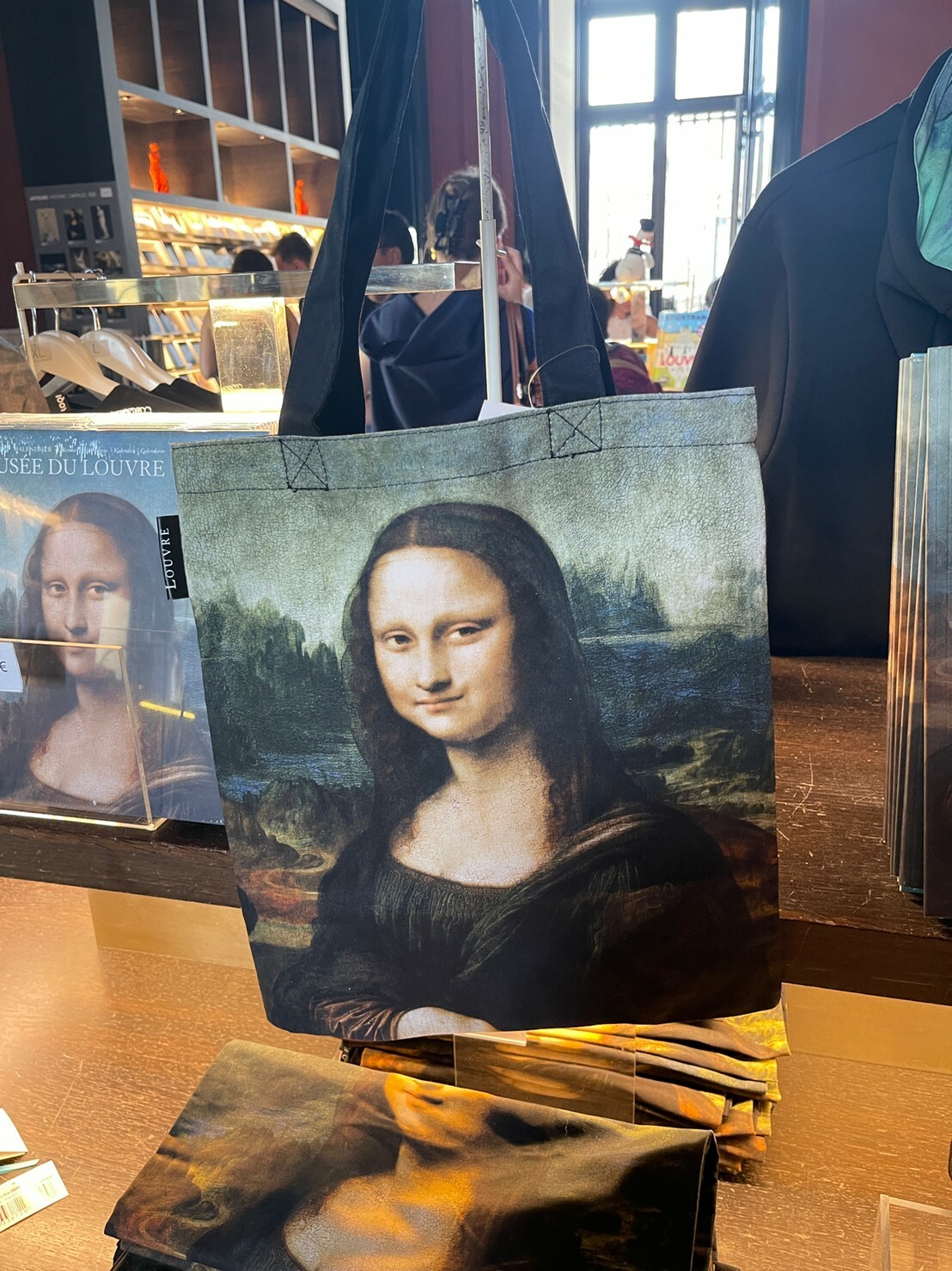 羅浮宮 現場限定款 蒙娜麗莎 托特包
