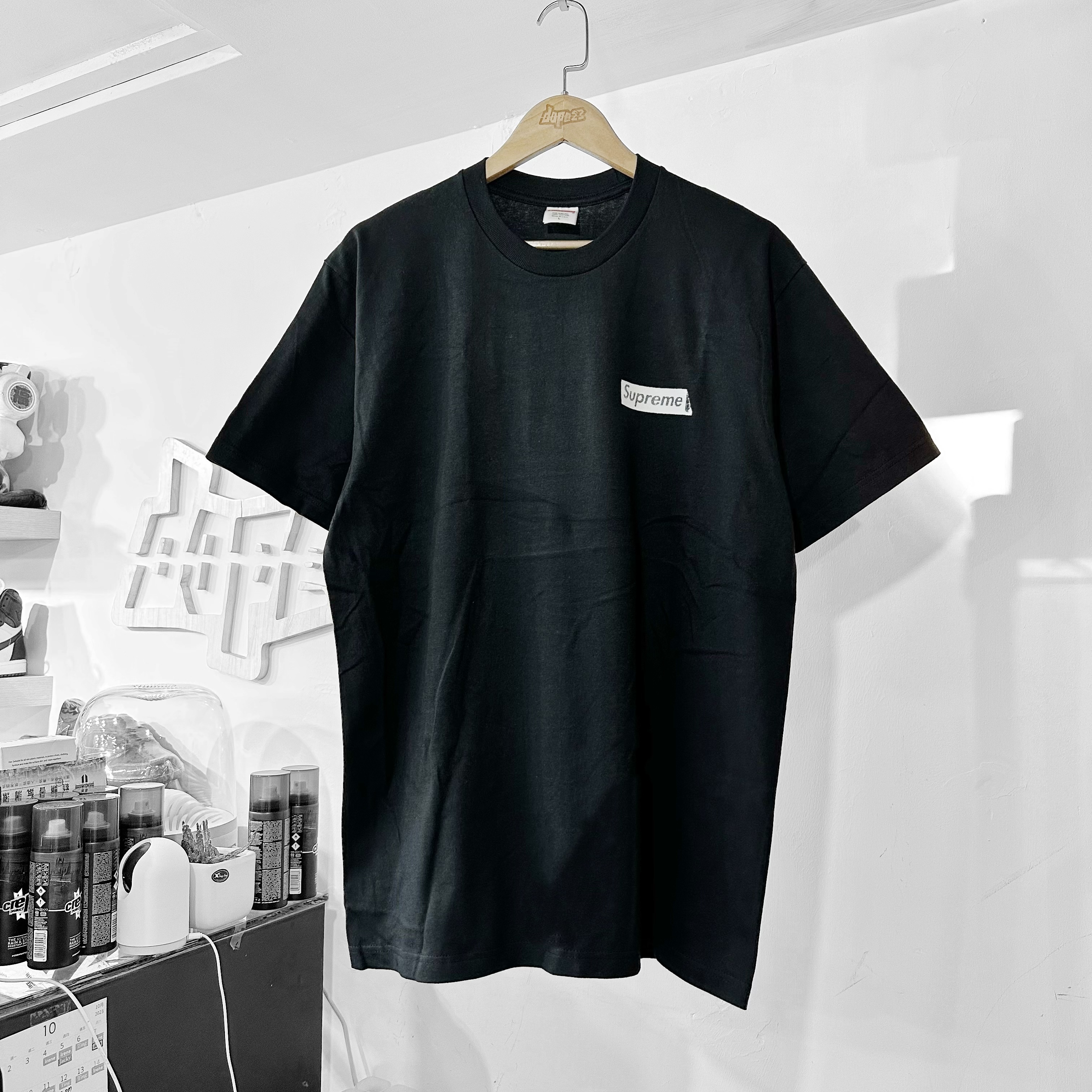 Supreme FW23 Static Tee Black