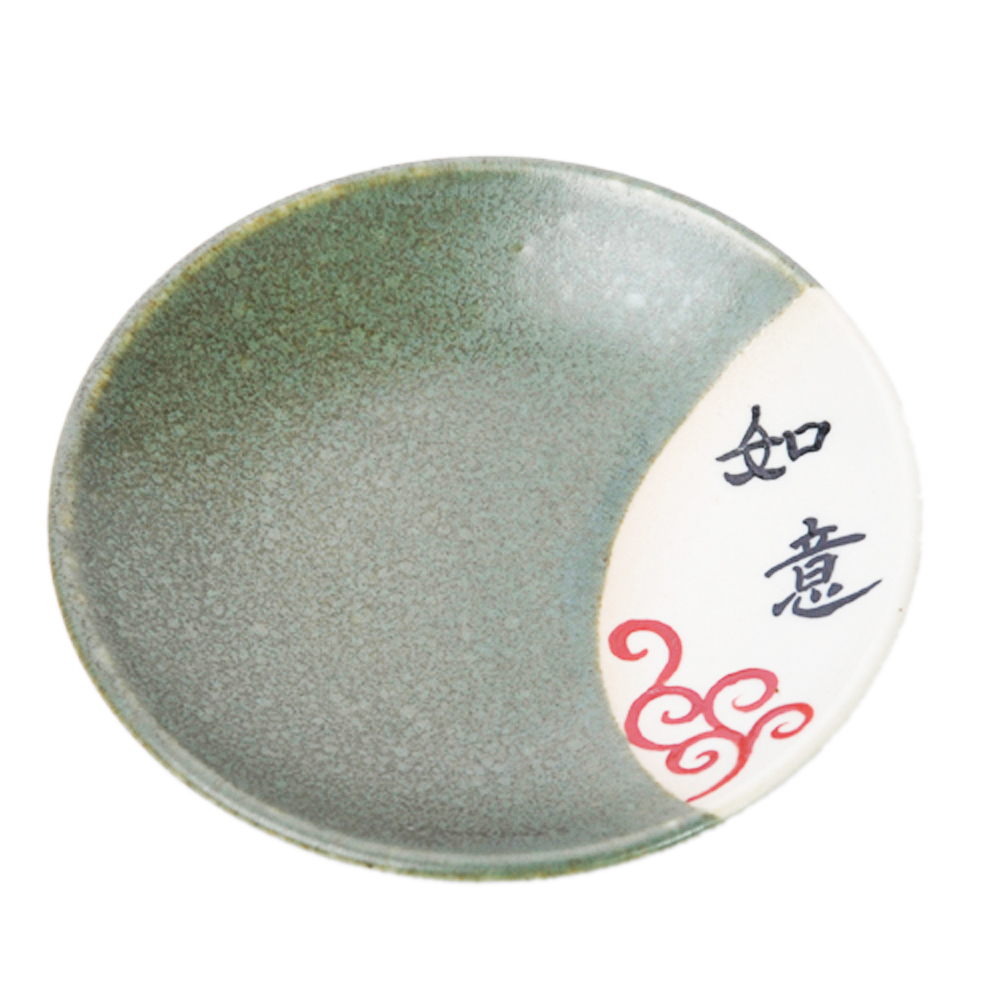 如意小圓盤{綠}10公分【十方】135345