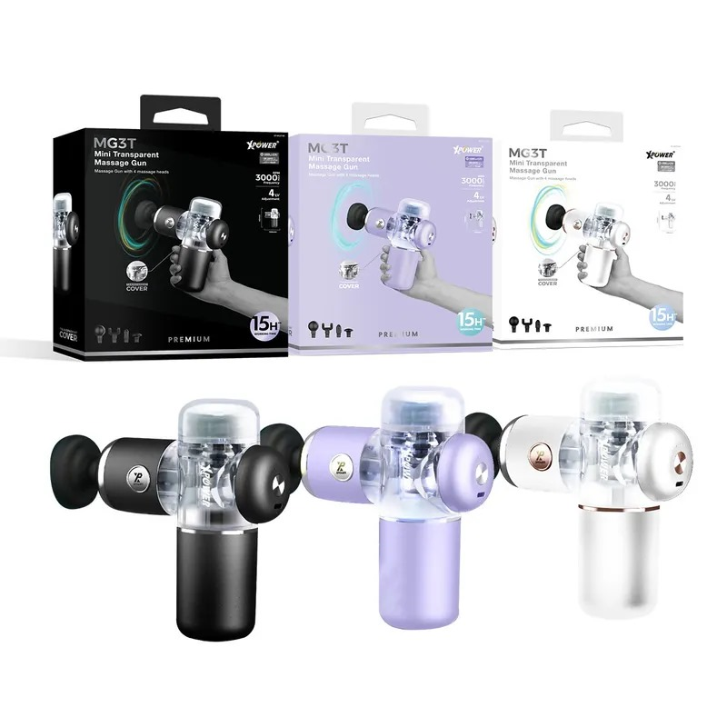 #605364 XPower MG3T 透明 Tiny Massage Gun -M