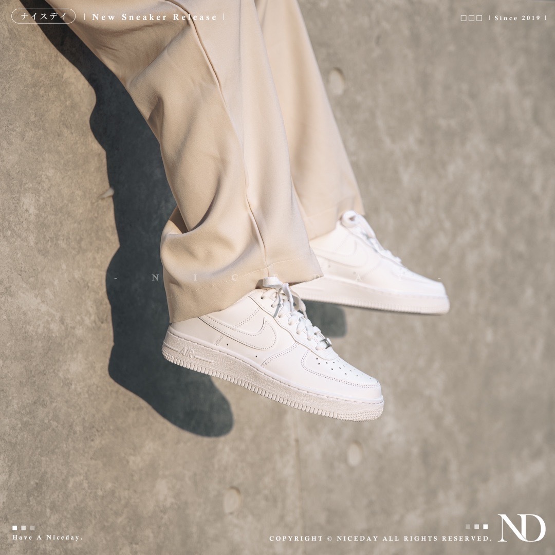 Niceday 現貨 Nike Air Force 1 全白 AF1 低筒 女款 DD8959-100