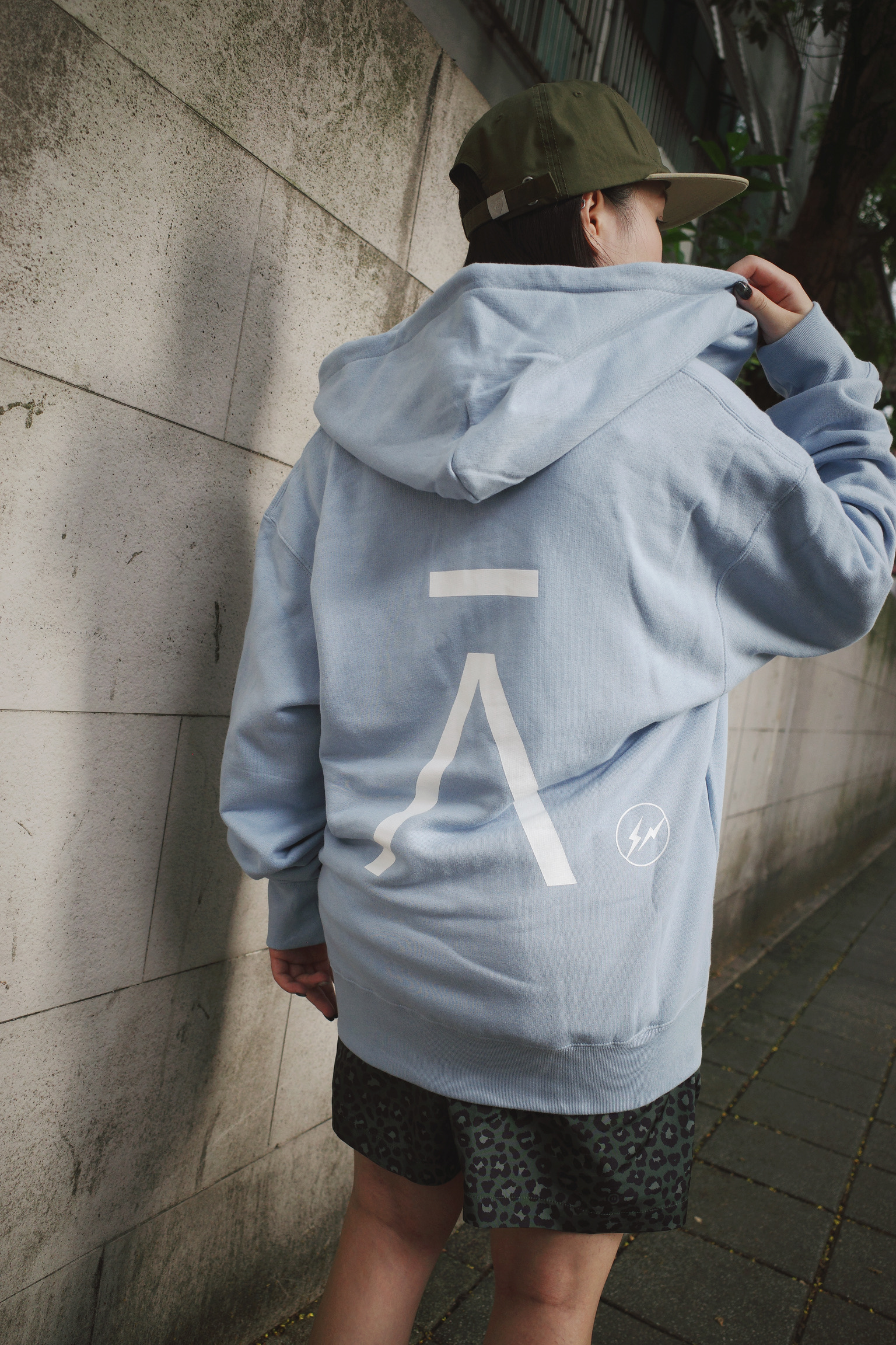 <快速出貨> 藤原浩FRAGMENT X PEACE PIECE 經典款 外套 藍