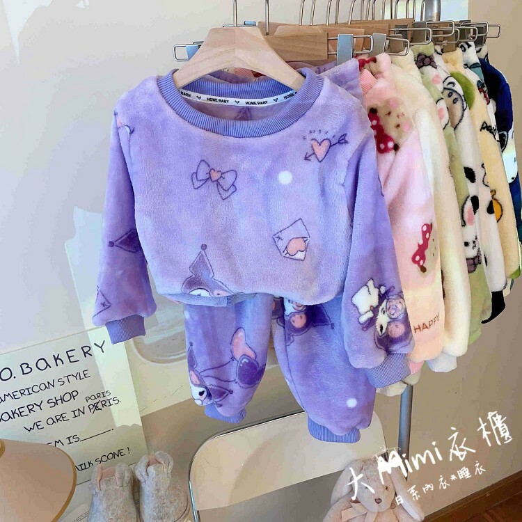 小童內刷毛睡衣