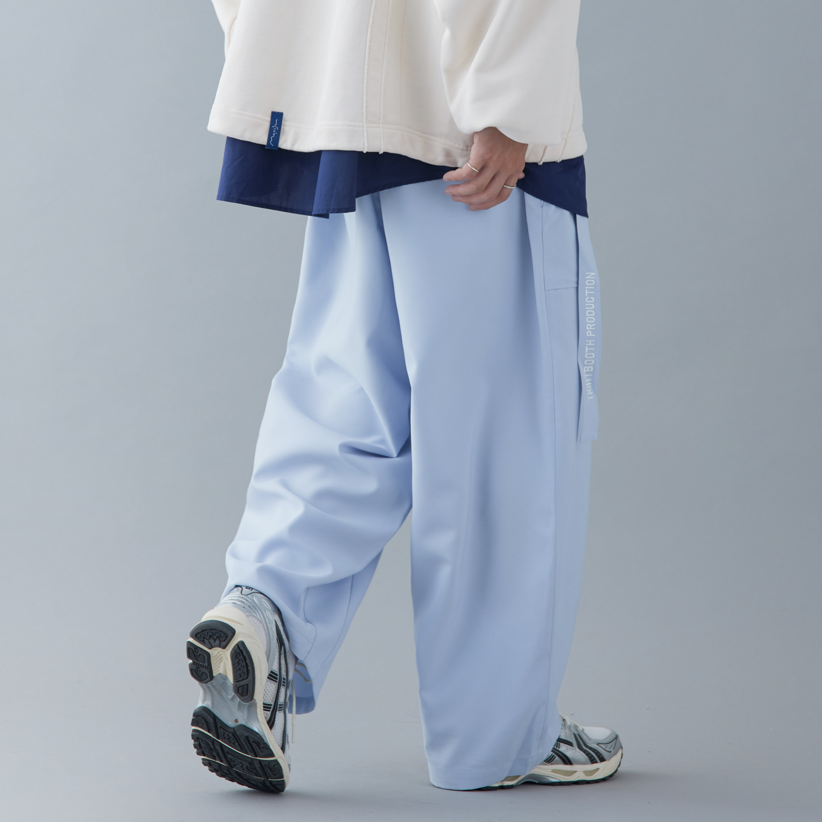 tight booth BAKER BAGGY SLACKS SAX XL-