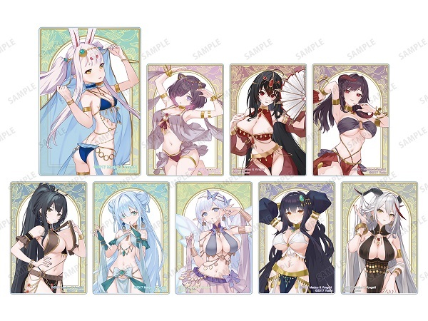 「ACG.GO」「預購」碧藍航線 舞娘Ver. 亞克力卡片SET